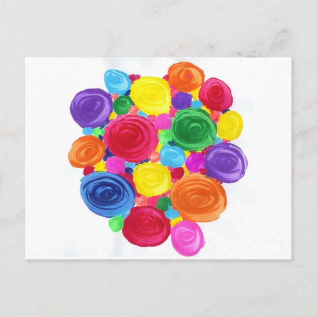 Carte Postale Candy Waters Artiste de l'autisme (Devant)