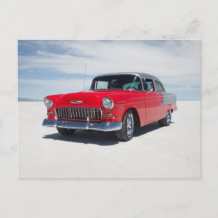 Carte Postale canne à chaleur à chevy, canne de rue, "tri cinq"