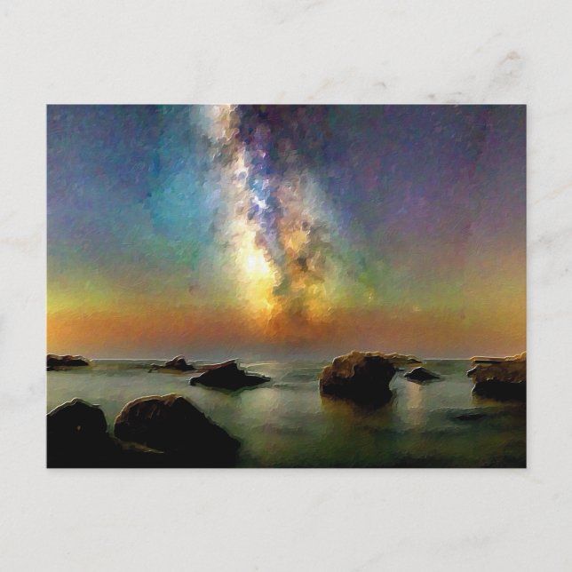 Carte Postale *~* Cannelle Beach AP12 Italia Italie Dusk Postcar (Devant)
