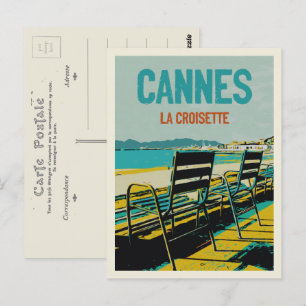 Carte Postale Cannes Côte d'Azur France, vue Croisette