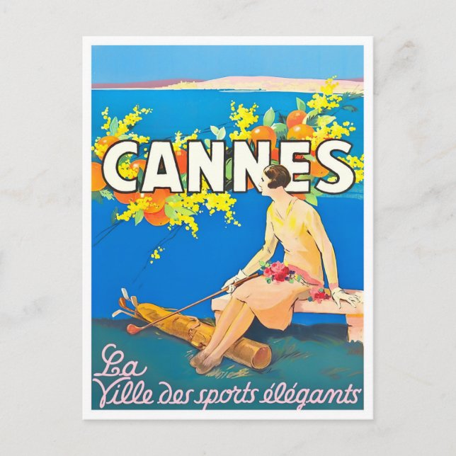 Carte Postale Cannes France (Devant)