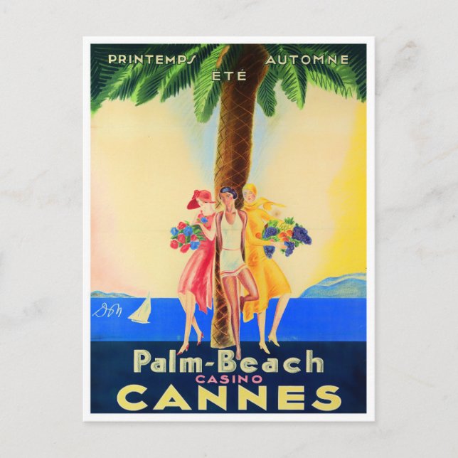 Carte Postale Cannes France (Devant)