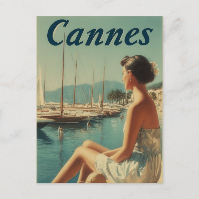 Carte Postale Cannes vintage (Devant)