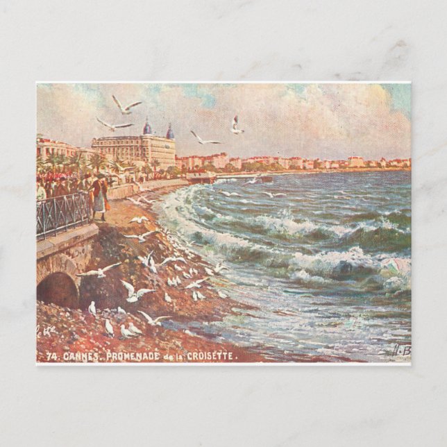 Carte Postale Cannes vintage France (Devant)