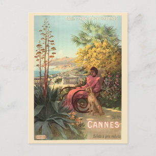 Carte Postale Cannes vintage France Côte d'Azur Voyage