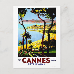 Carte Postale Cannes vintage France - Voyages d'hiver