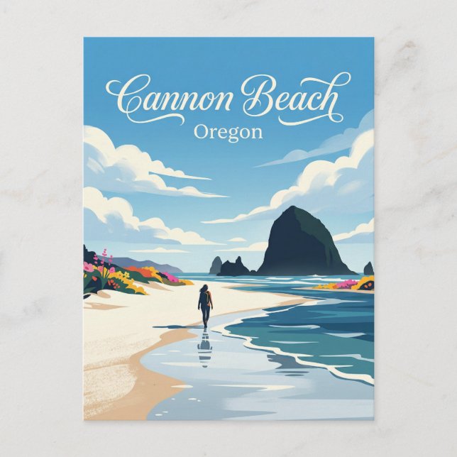 Carte Postale Cannon Beach États-Unis (Devant)