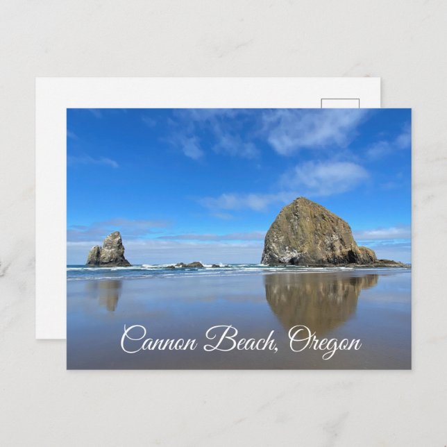 Carte Postale Cannon Beach Oregon (Devant / Derrière)
