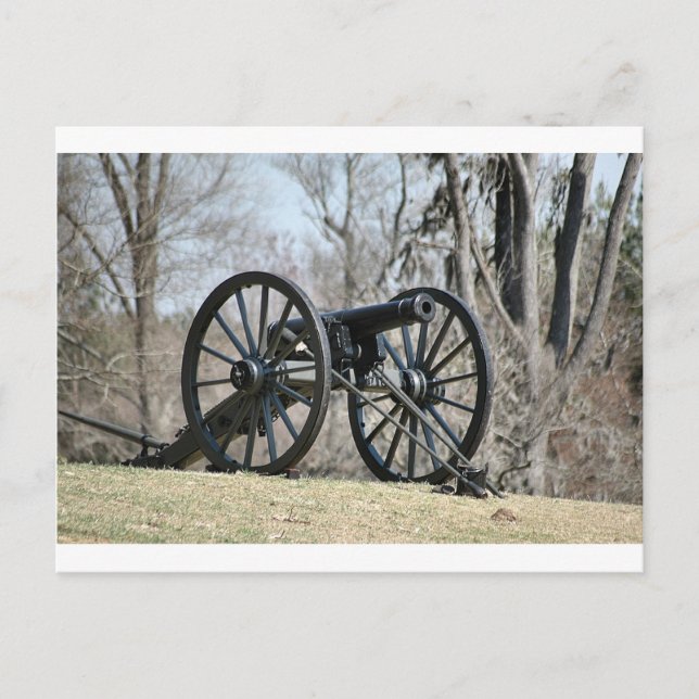 Carte Postale Cannon de guerre civile (Devant)