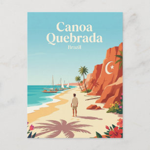 Carte Postale Canoa Quebrada Brésil