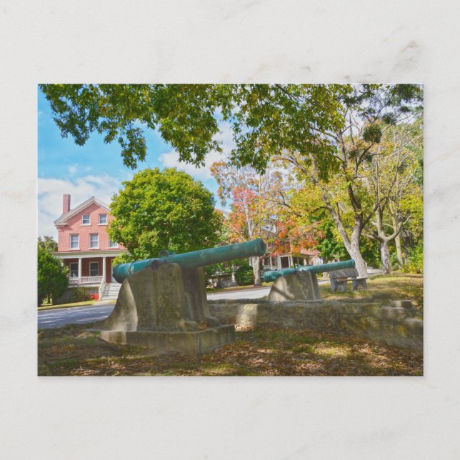 Carte Postale Canons de bronze, Fort Leavenworth, Kansas (Devant)