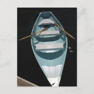 Carte Postale Canot bleu