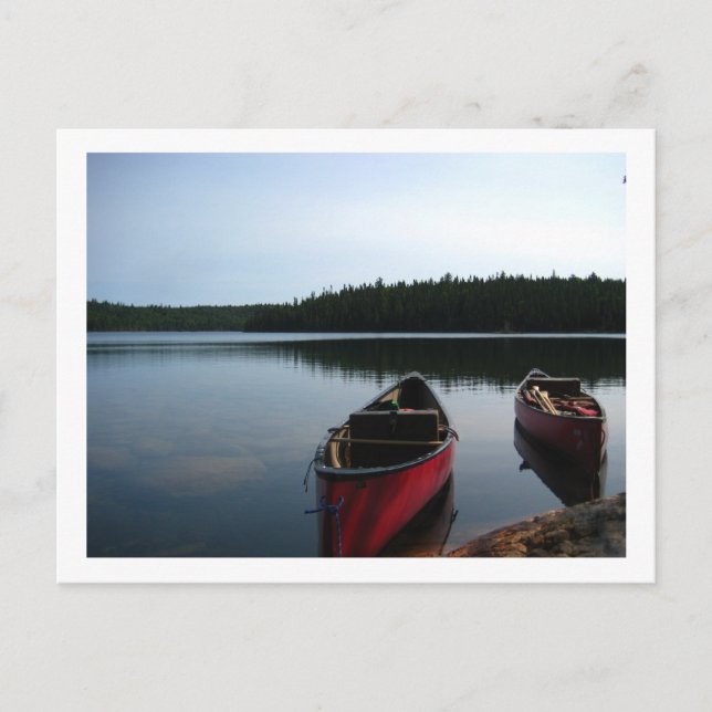 Carte Postale Canot Canada (Devant)