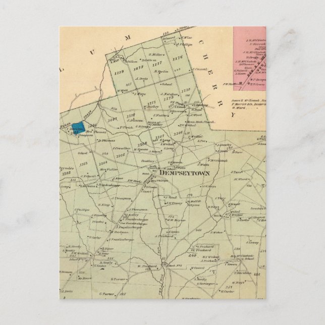 Carte Postale Canton d'Oakland (Devant)