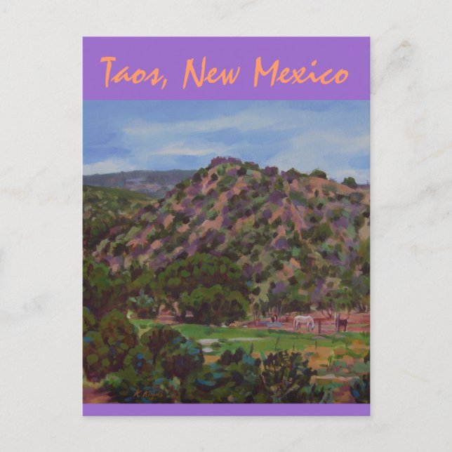 Carte Postale Canyon à cheval (Devant)