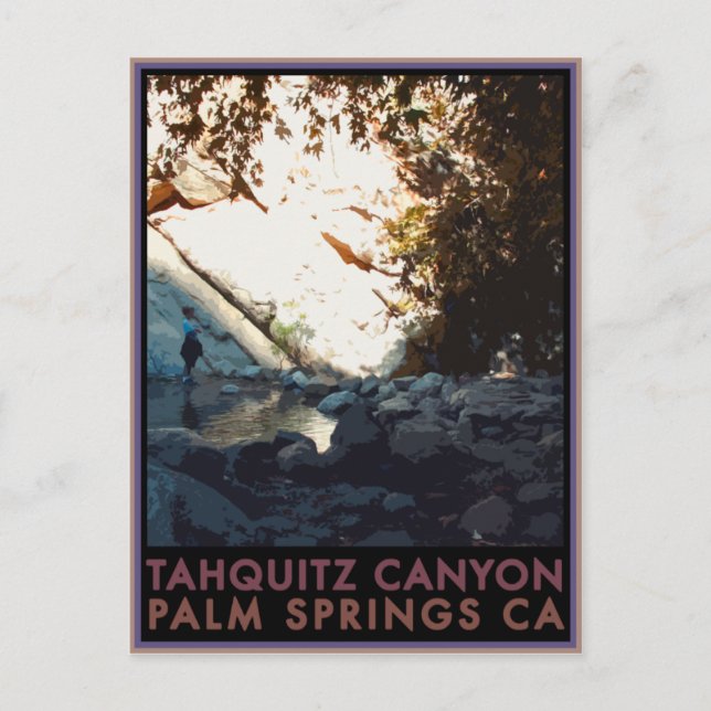 Carte Postale Canyon de Tahquitz (Devant)