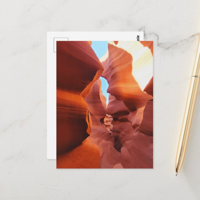 Carte Postale Canyon Lower Antelope 2 (Devant/Arrière en situation)