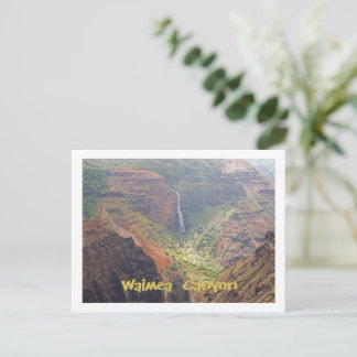 CARTE POSTALE, CANYON WAIMEA /CASCADES, KAUAI, HAW