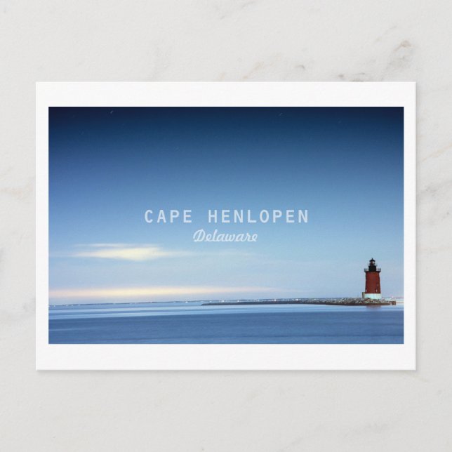 Carte Postale Cap Henlopen. (Devant)