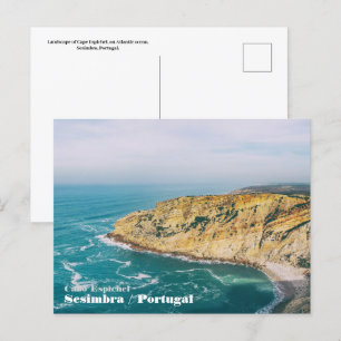 Carte Postale Cap sur le paysage de l'océan Atlantique
