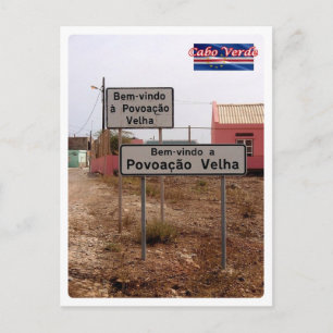 Carte Postale Cap-Vert - Affiche de bienvenue -