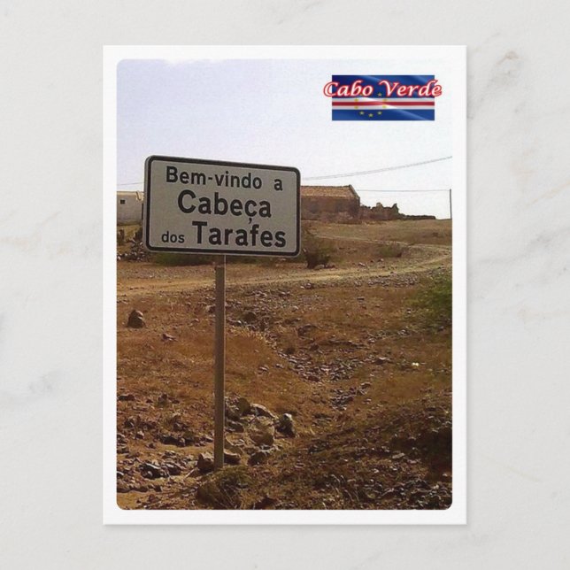 Carte Postale Cap Vert - Cabeca dos Tarrafes - (Devant)