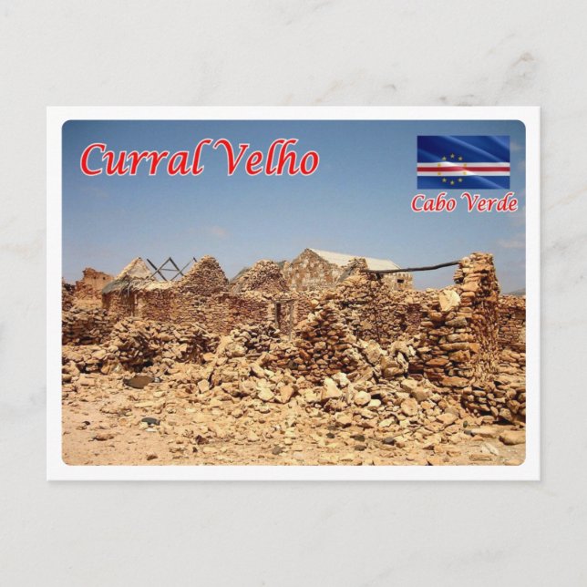 Carte Postale Cap-Vert - Curral Velho - (Devant)