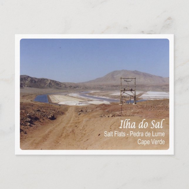 Carte Postale Cap-Vert - Île de Sal - (Devant)