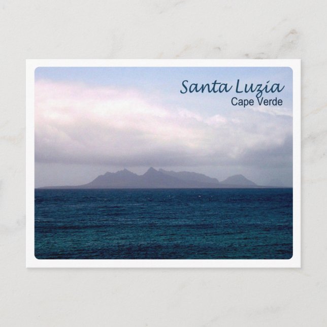 Carte Postale Cap-Vert - Père Noël Luzia - (Devant)