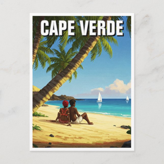 Carte Postale Cap Vert Voyage (Devant)