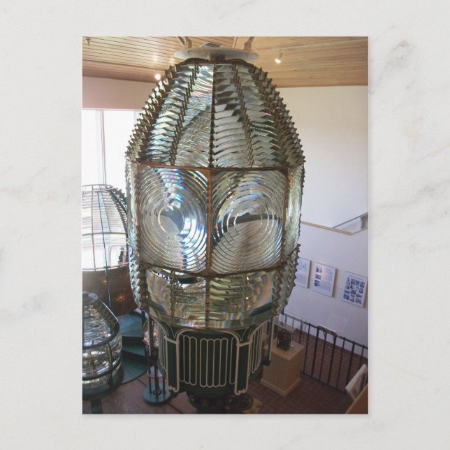 Carte Postale Cape Canaveral Fresnel Lens, Ponce Inlet, Floride (Devant)