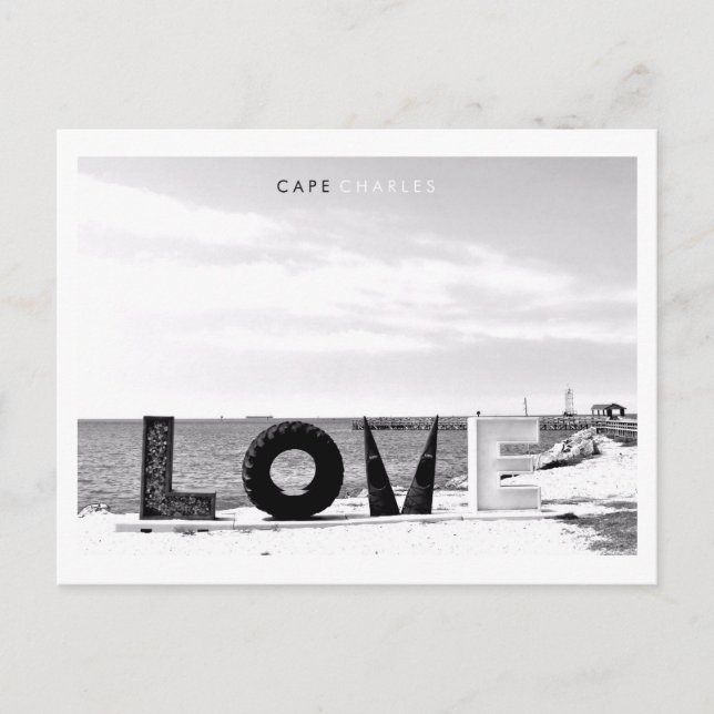 Carte Postale Cape Charles - Amour. (Devant)
