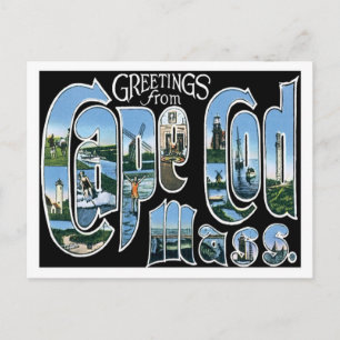Carte Postale Cape Cod Massachusetts Travel America US City