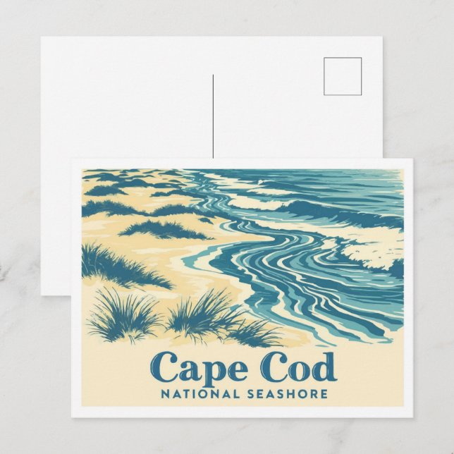Carte Postale Cape Cod National Seashore Massachusetts Travel (Devant / Derrière)