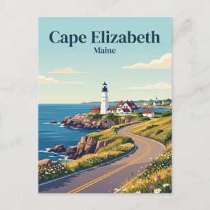 Carte Postale Cape Elizabeth États-Unis