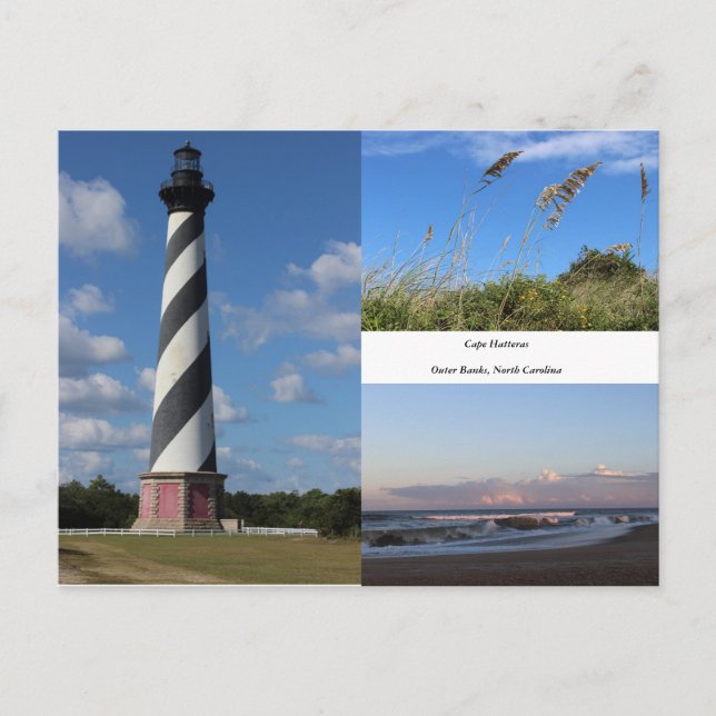 Carte Postale Cape Hatteras Caroline du Nord (Devant)