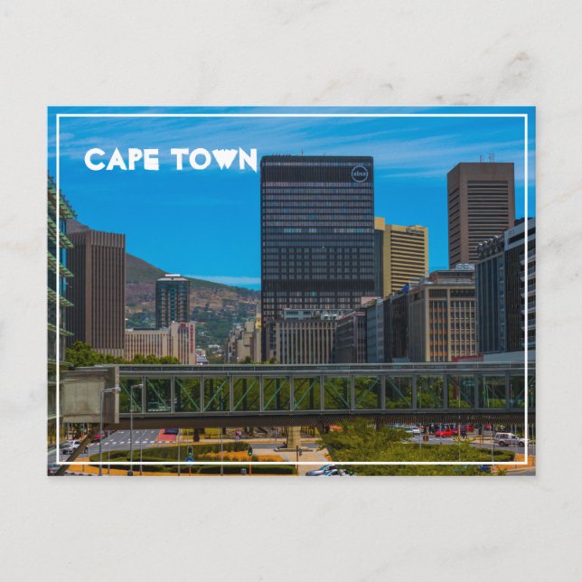 Carte Postale Cape Town Cityscape Architecture Afrique du Sud (Devant)