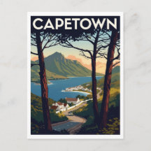 Cape Town – Impression de l'art de la vue côtière 