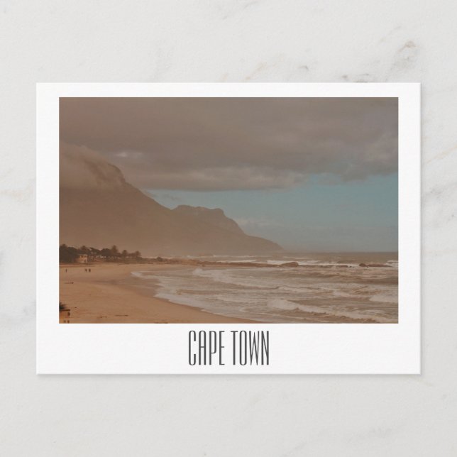 Carte Postale Cape Town Ocean Waves Beach Camps Bay (Devant)