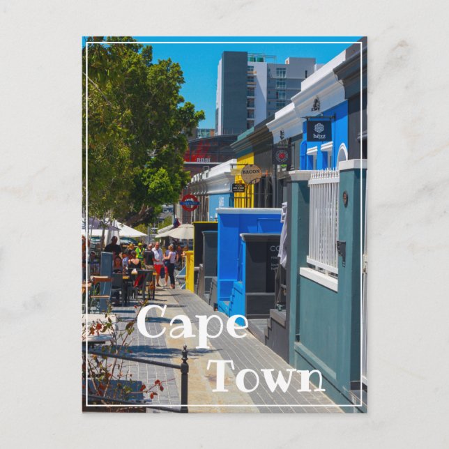 Carte Postale Cape Town South Africa Street View Cityscape (Devant)