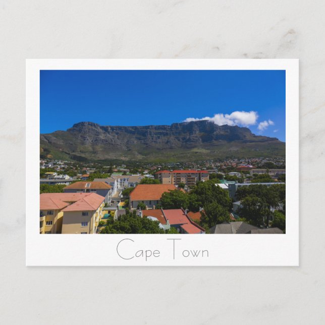 Carte Postale Cape Town Table Mountain Afrique du Sud (Devant)