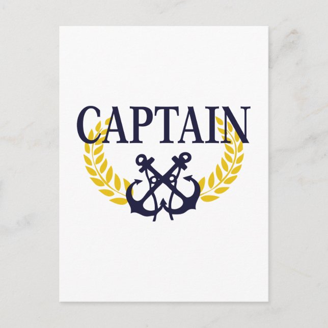 Carte Postale Capitaine (Devant)