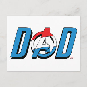 Carte Postale Capitaine America Papa