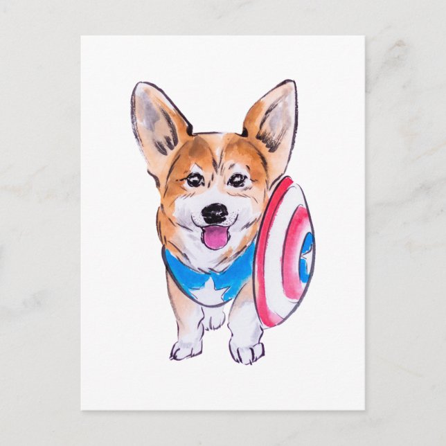 Carte Postale Capitaine Americorgi (Devant)