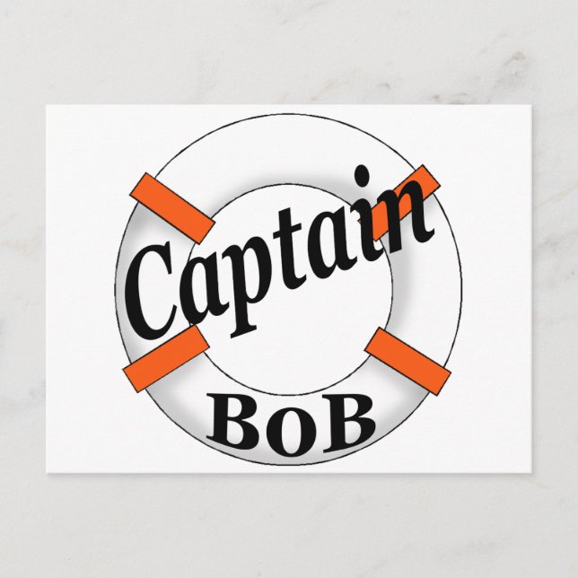 Carte Postale capitaine bob (Devant)