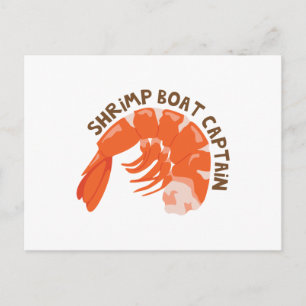 Carte Postale Capitaine de bateau à crevettes