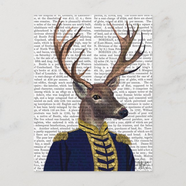 Carte Postale Capitaine Deer (Devant)