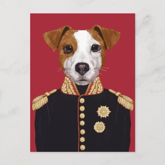 Carte Postale Capitaine Jack Russell (Devant)
