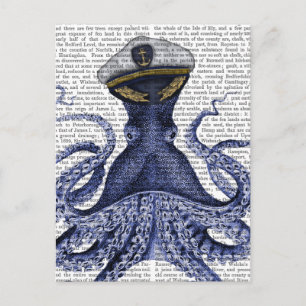 Carte Postale Capitaine Octopus