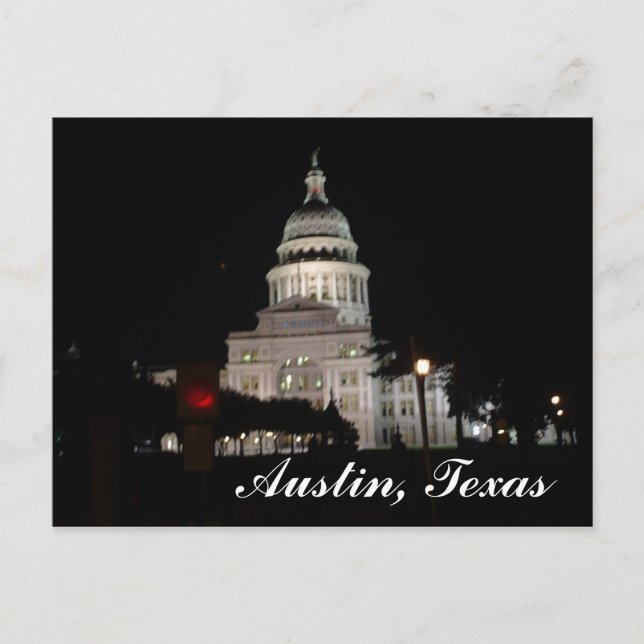 Carte Postale Capitale du Texas (Devant)